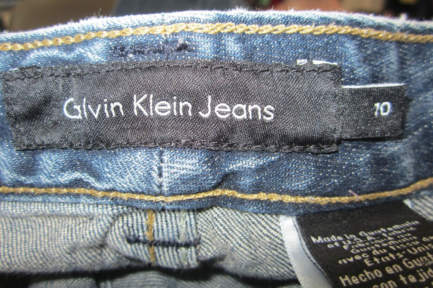 *NICE* Calvin Klein Women's  Low Rise Flare Boot Cut Jeans Size 10 x L32