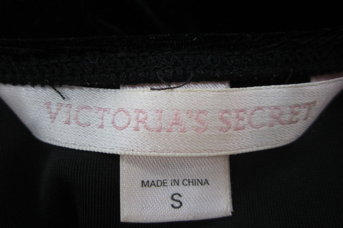 VERY NICE Victoria Secret Black Velvet Beaded Party  Dress Sleeveless Size Small