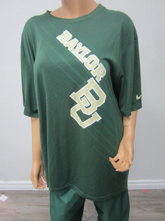 NEW NIKE Baylor University Bears BU T-Shirt DRI FIT Unisex Size 2XL