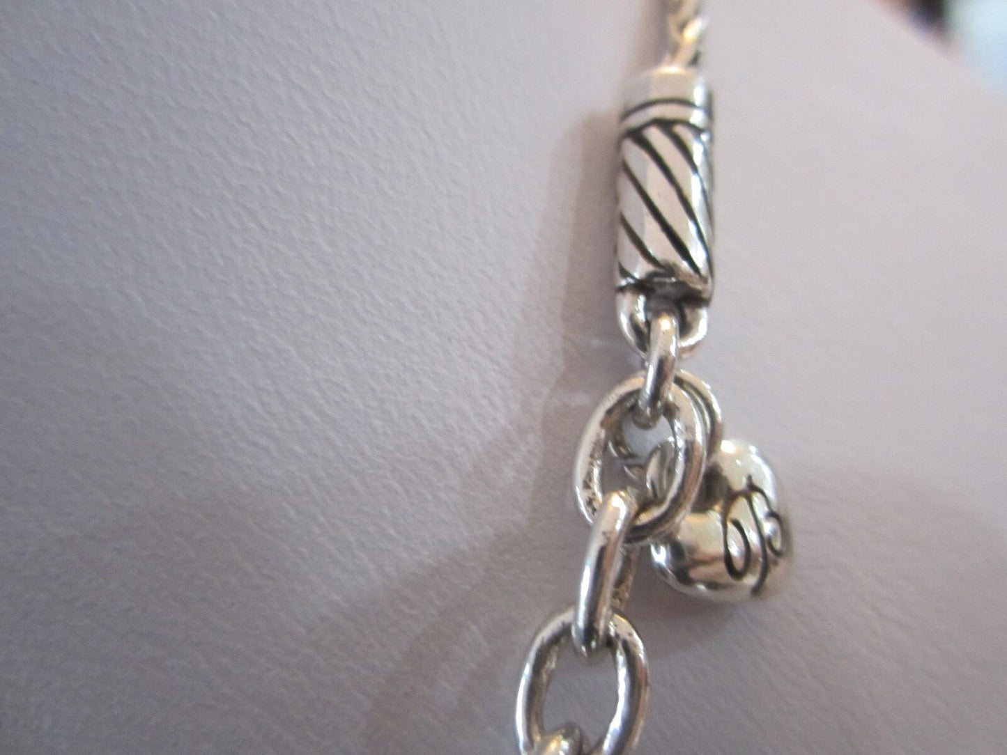 RETIRED BRIGHTON SILVER CHARM NECKLACE