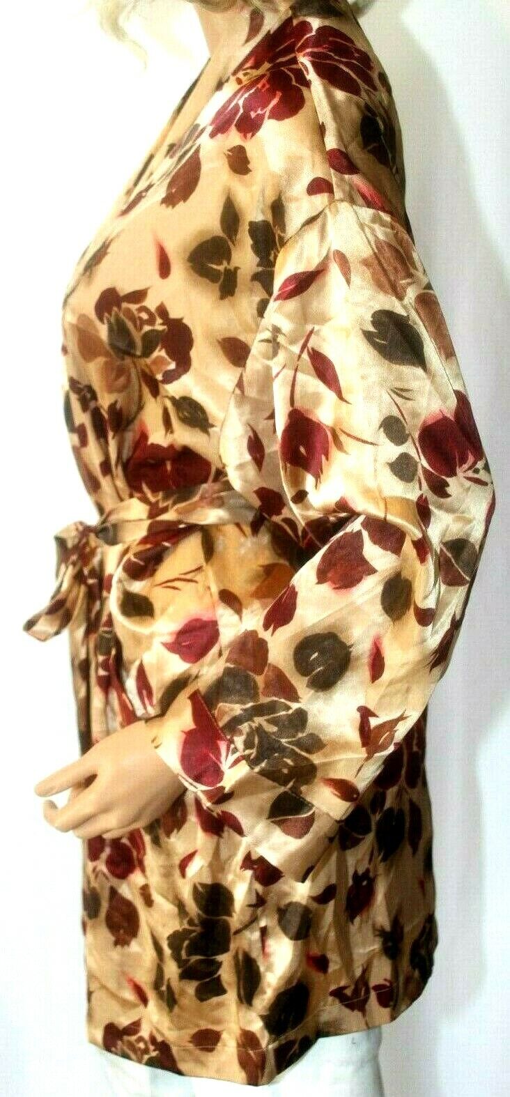 *NWOT* Victorias Secret  Sz 0/S Belted Floral Robe Kimono Womens