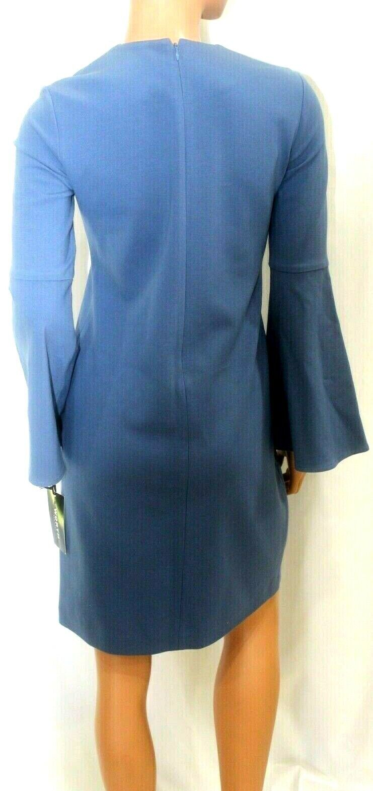 *NWT* Worth New York Designer Dress Blue Stretch Fully Lined Quality Size XO