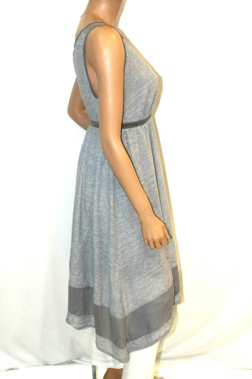 SIMPLY VERA WANG Womens Gray Sleeveless Lined Polyester "CUTE" Dress Sz Med