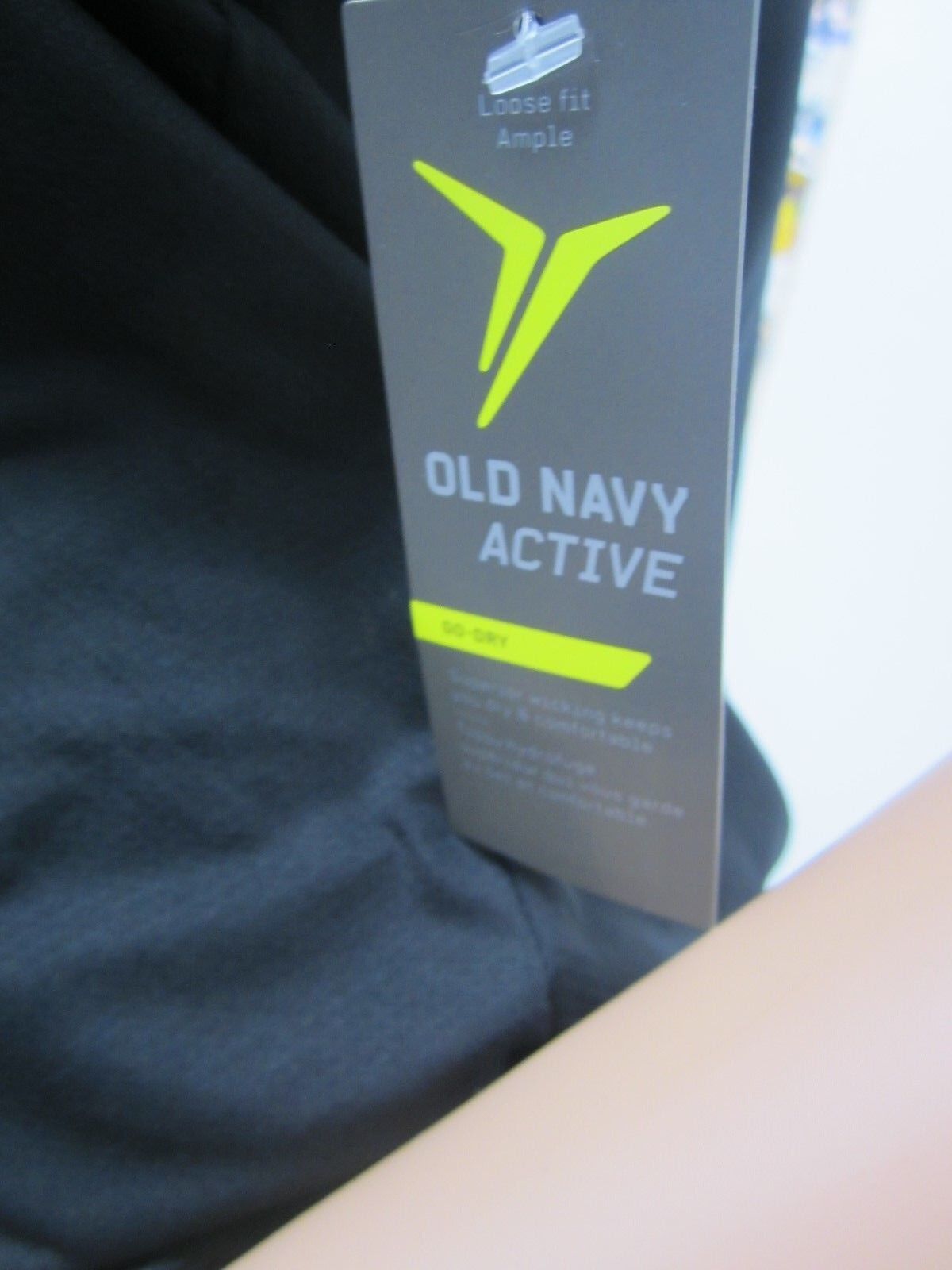 Old Navy Black Active Go Dry Shorts & Sports Top Athletic Set. Size S/P. 