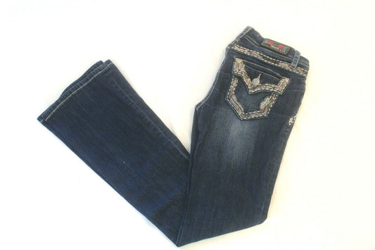 *NWOT* GRACE IN LA Womens Bling Jeans "SUPER CUTE"  Jeans Boot Cut W26 x L28"