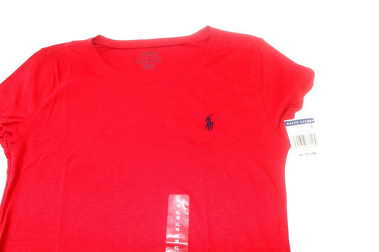 *NWT*  Polo Ralph Lauren Red Cotton/Model Crewneck T-Shirt Size-Youth XL (16)