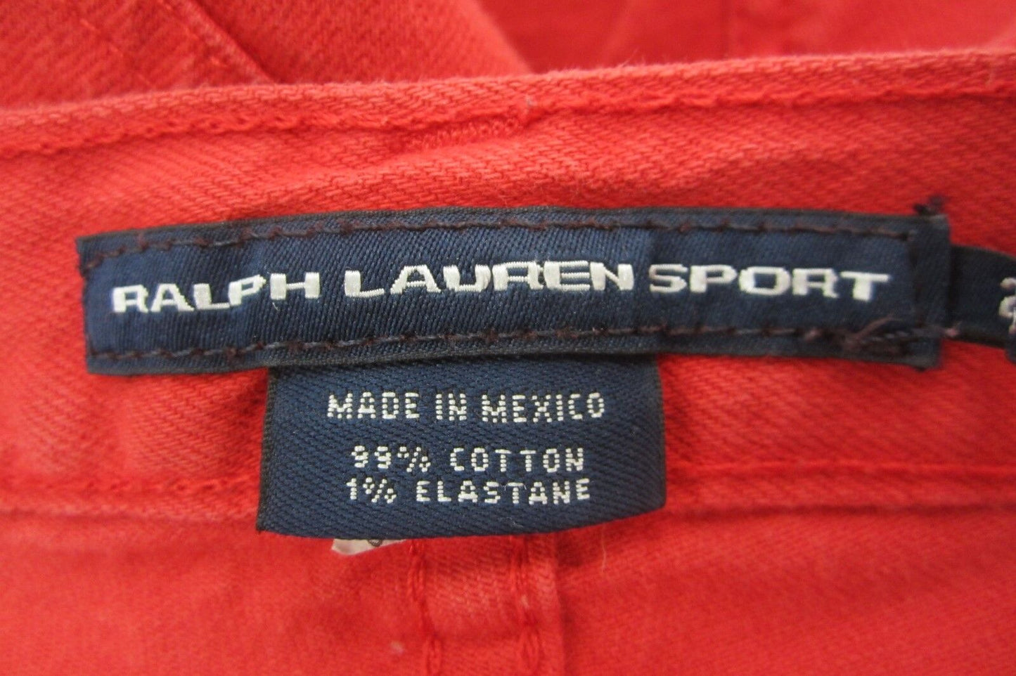 Ralph Lauren Sport Womens Red Skinny Leg Jeans  Pants Blue Label Sz W25 x L33