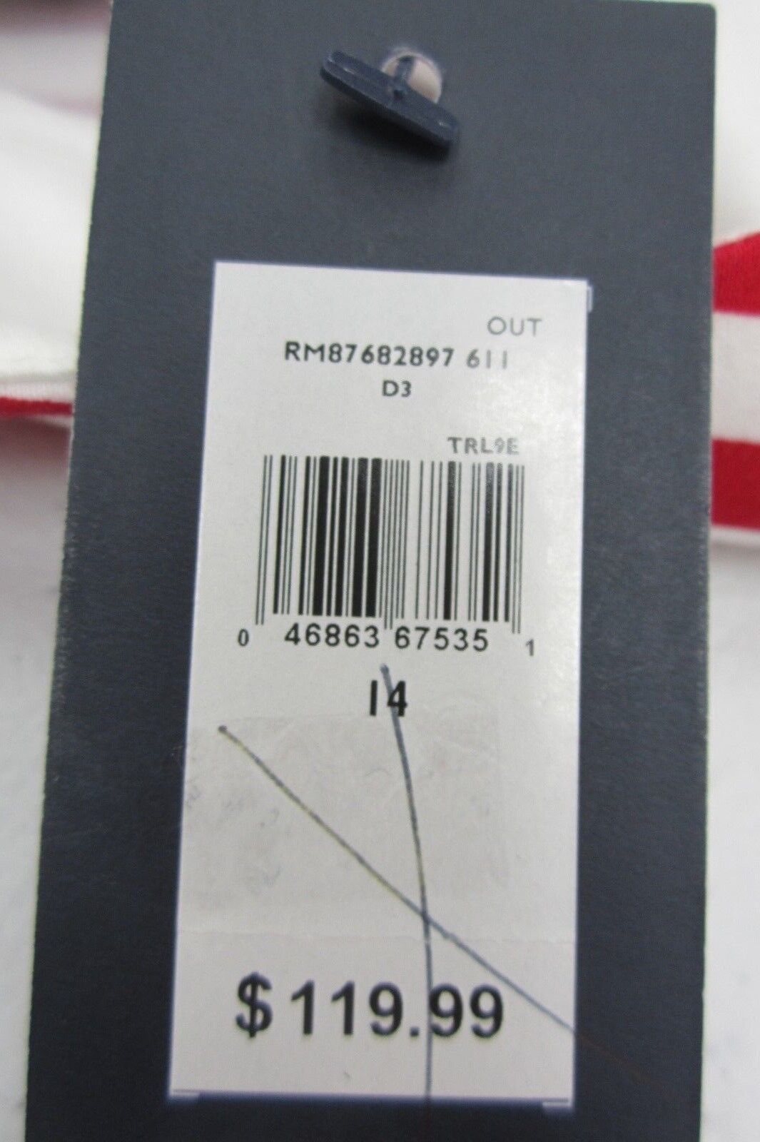 *NWT* TOMMY HILFIGER Women's Short Sleeve RED WHITE BLUE Sheath Dress Size 14