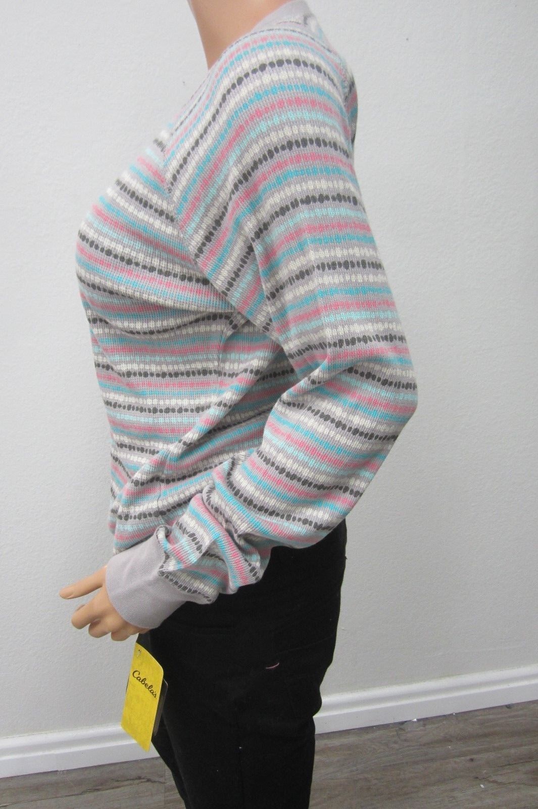 NWT CABELA'S WOMEN'S LONG SLEEVE  SCOOP NECK KNIT TOP SIZE MEDIUM