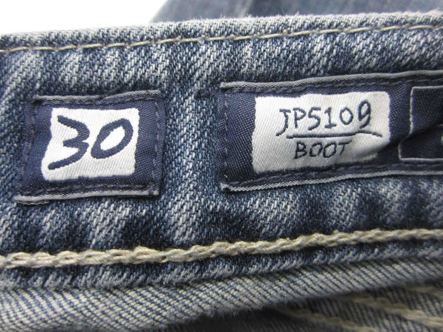 MISS ME WOMEN'S JEANS JP5109 BOOT CUT DISTRESSED BLING Fleur Pockets  30 X 32.5