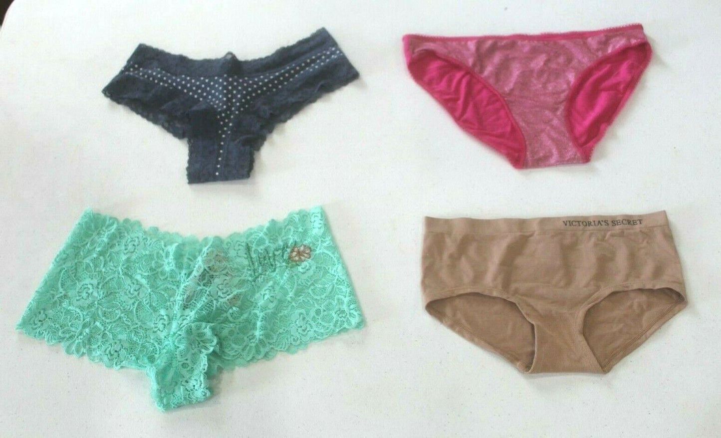 ♡  **NWT**  Lot of Four Random Victoria's Secret Panties Size - Small  ♡