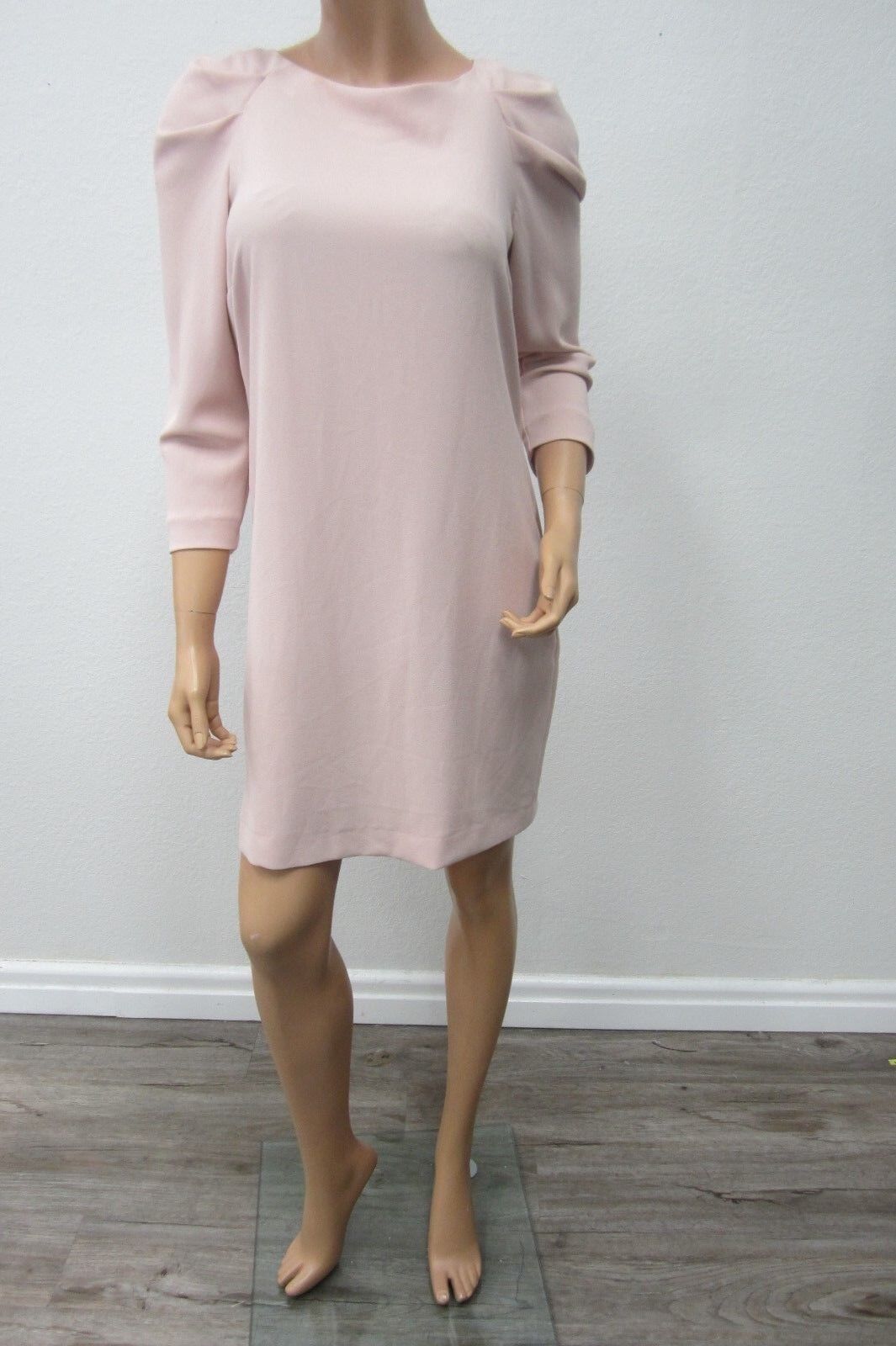 *NWT* ZARA WOMAN - ELEGANT & CLASSY - Solid Dress With 3/4 Sleeves Sz M
