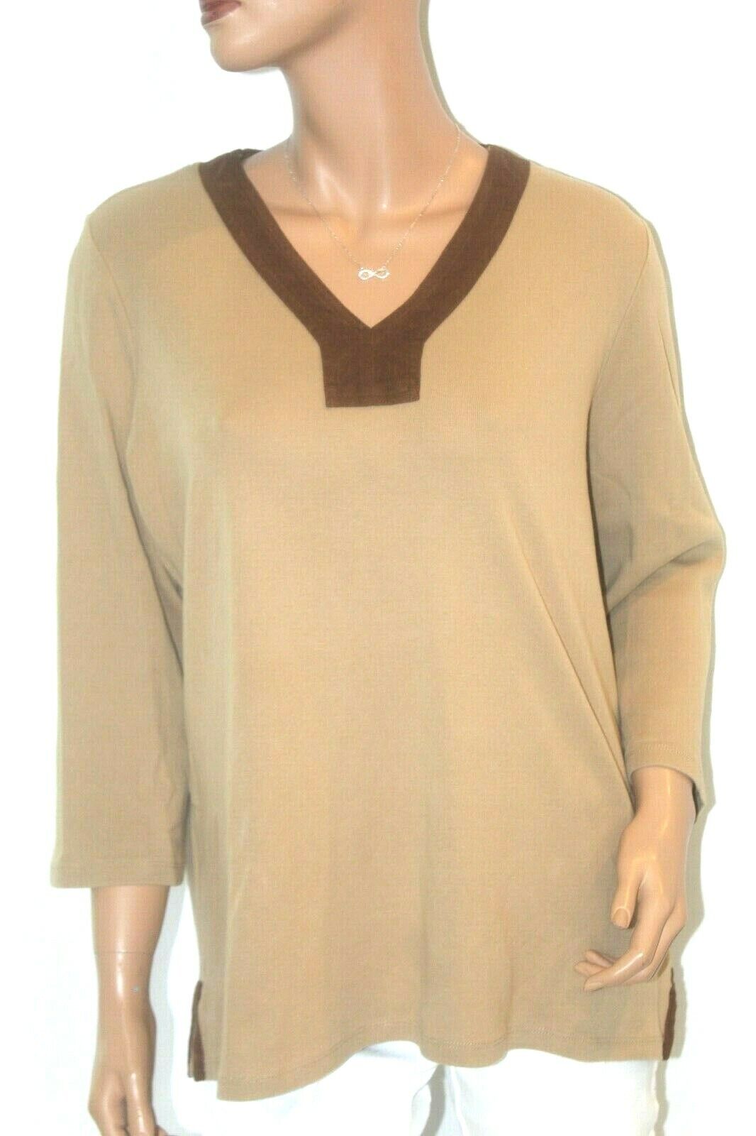 Lauren Ralph Lauren Green Label Women's Thick Pullover Long Sleeve Top Sz 1X