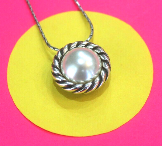 Brighton Pearl Magic Reversible Crystal Necklace