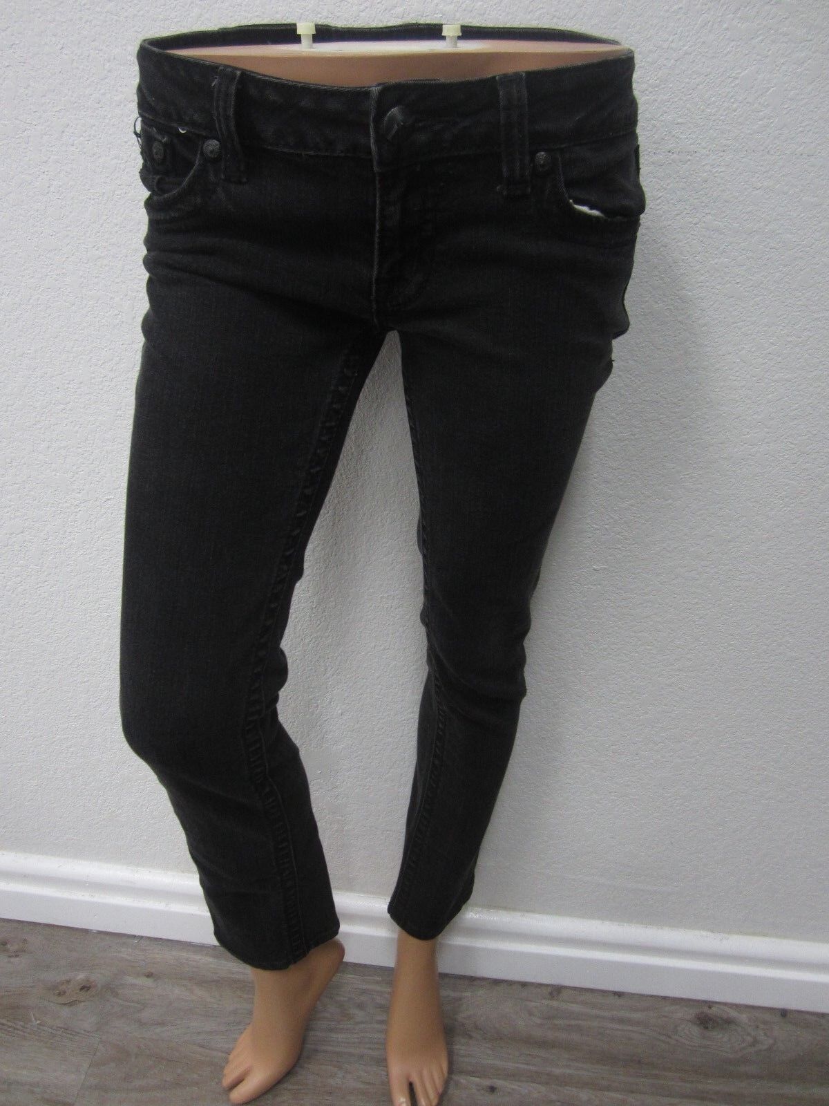 MINT MISS ME Women’s Black Skinny Jeans Griffith Park Style JPD1003SK-4 Sz 28x28