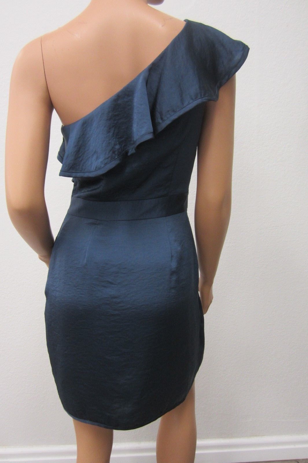 *VERY NICE*   BCBGeneration Womens Blue One Shoulder Dress Size 4