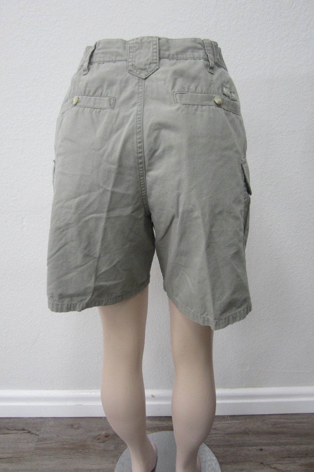 *NICE*  COLUMBIA  Mens  Khaki Technical Outdoor Hiking Cargo Shorts Size W32