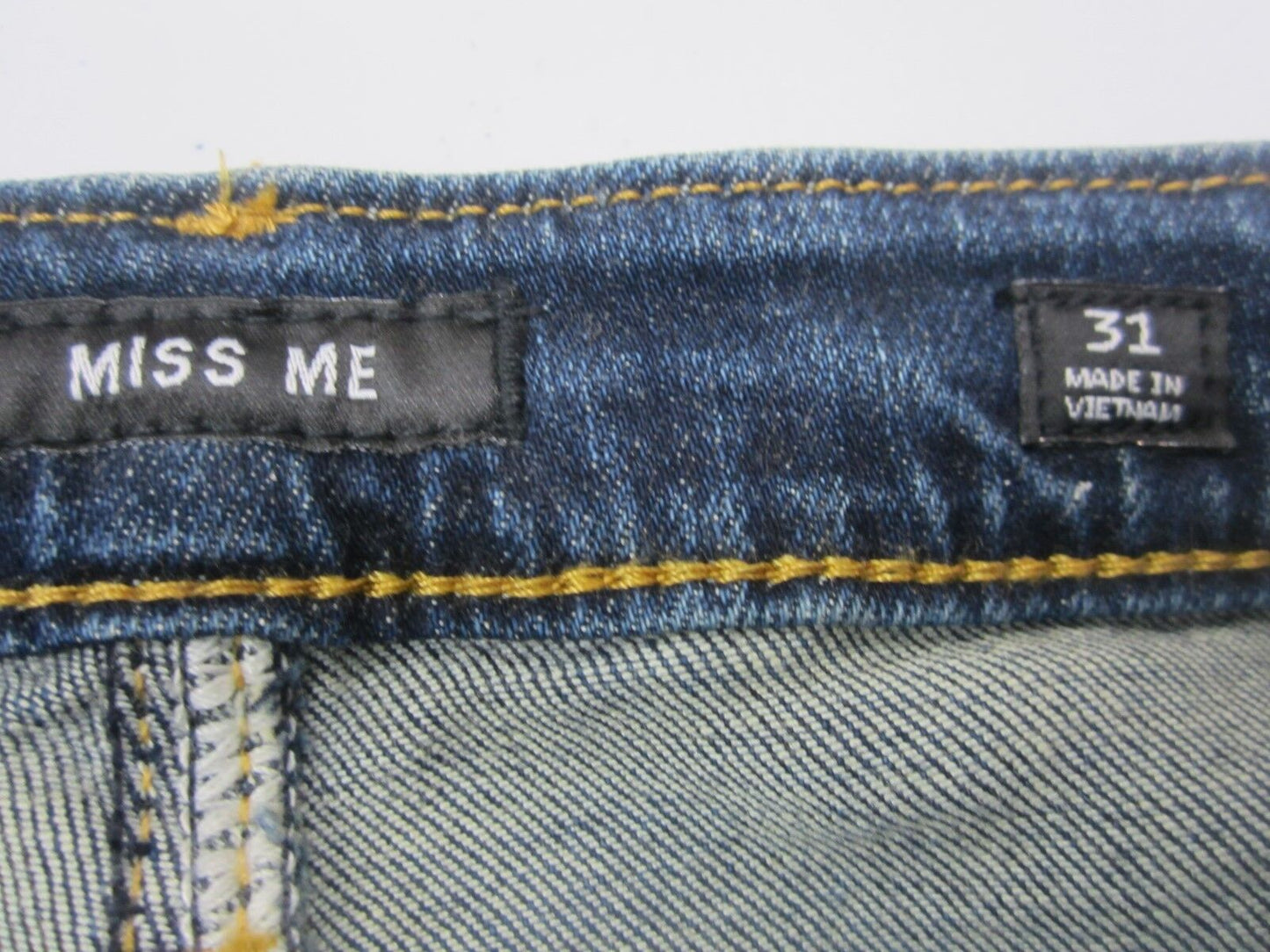 NWT Miss Me - Womens Mid-Rise Ankle Skinny Embroidered Jeans M2084AK Size 25X27