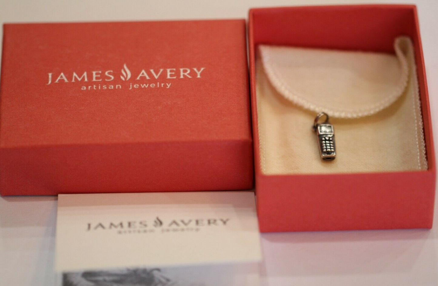 *RETIRED* - James Avery Sterling Silver Cell Phone Charm