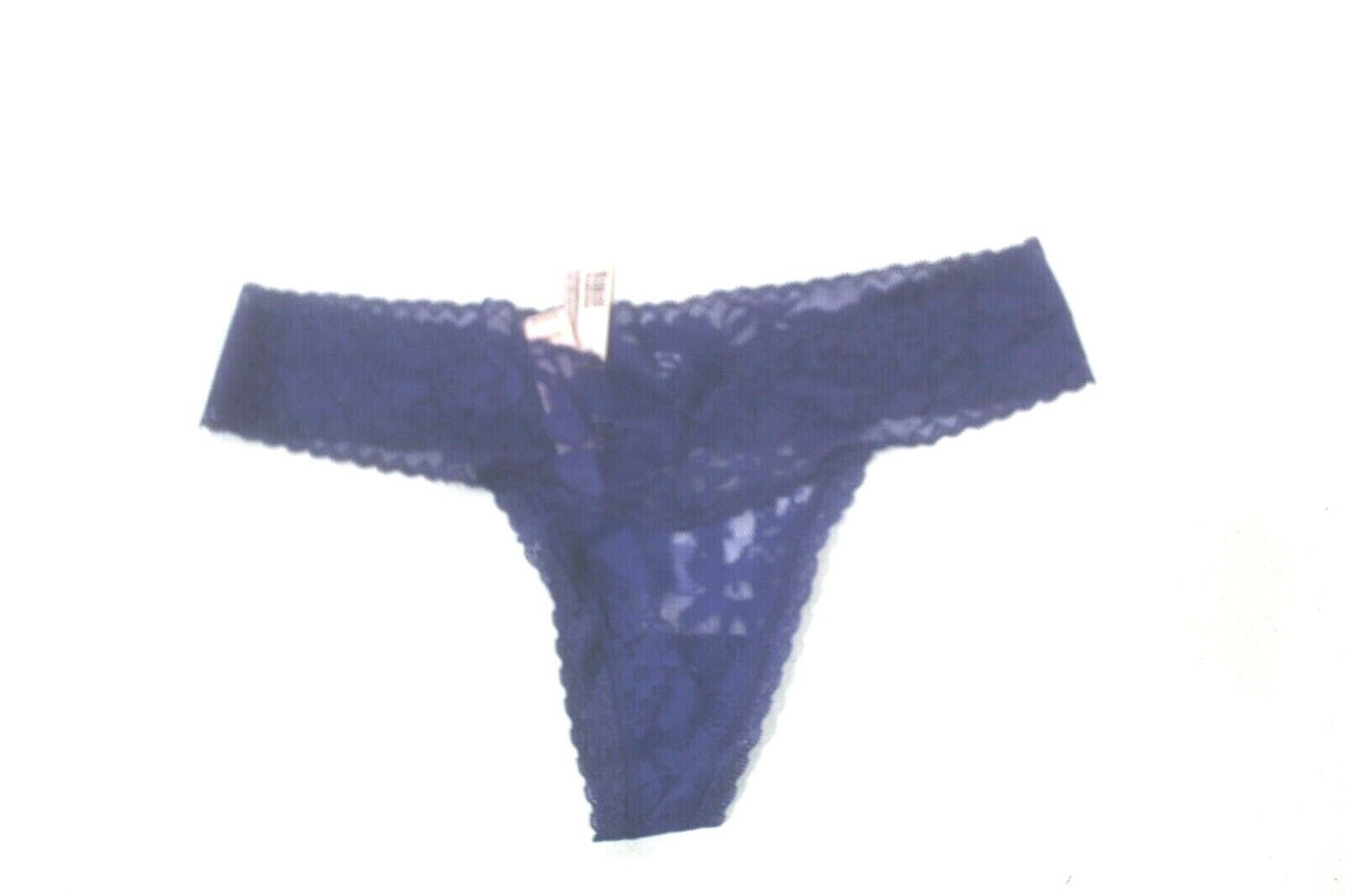 *NWT* Victoria’s Secret Blue Lace Thong String Panty Sz Med