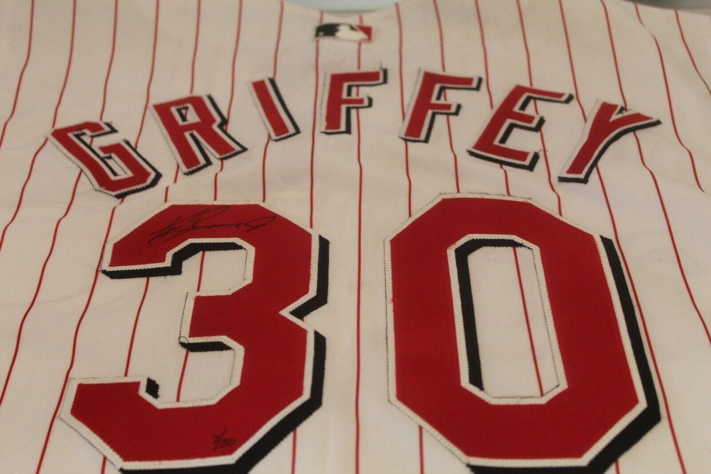 Ken Griffey Jr. Autographed Signed Cincinnati Reds Russell Authentic  Jersey