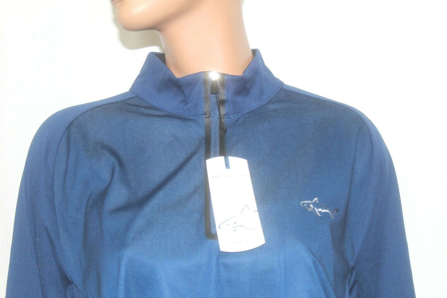 *NWT* Greg Norman For Tasso Elba 1/4 Zip Golf Jacket Pullover Men's MED Dri Fit