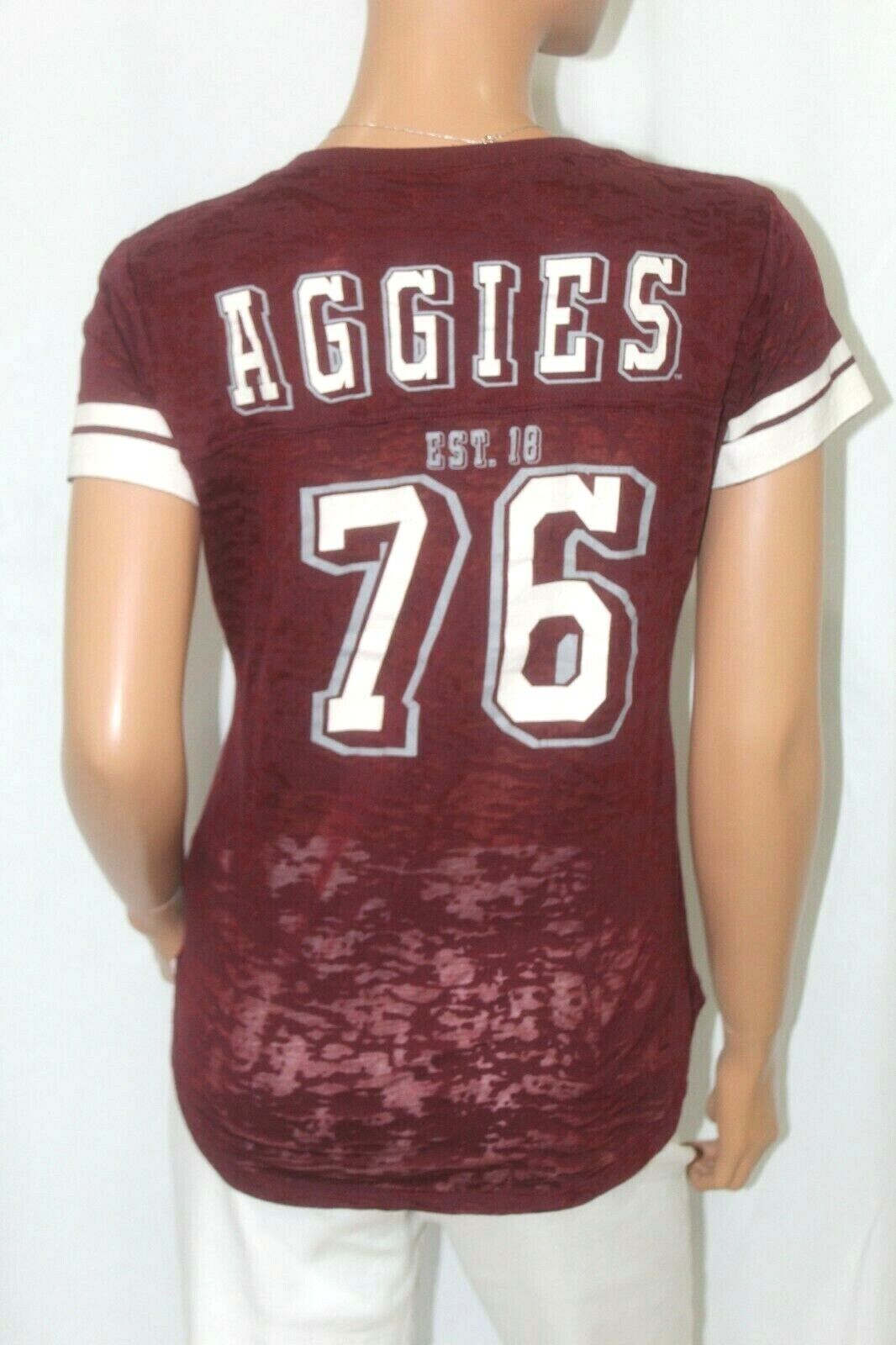 Texas A&M Aggies Women's Est. 18 - 76 T-Shirt Size: Large