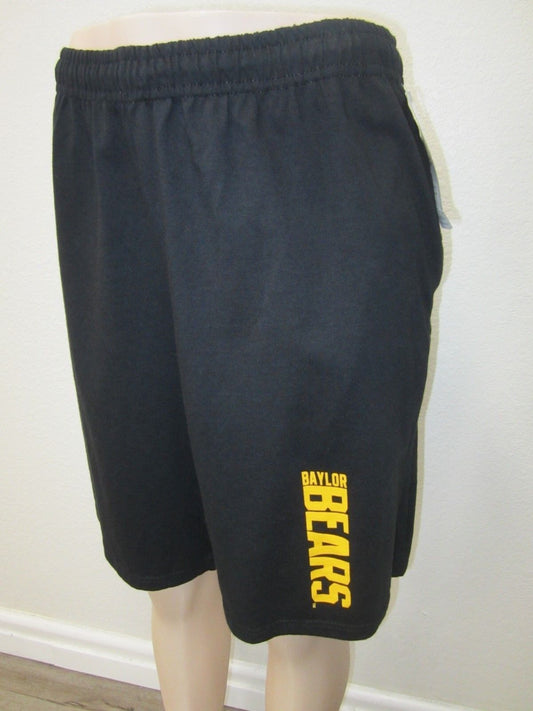 NWT BAYLOR BEARS Russell Athletic Mens XL Large Cotton Shorts W/ Elastic Waist