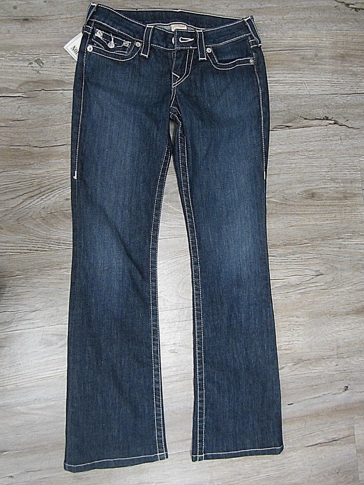 AUTHENTIC NWT True Religion Women's Bootcut  Jeans  26 X 29 Dark WFLP