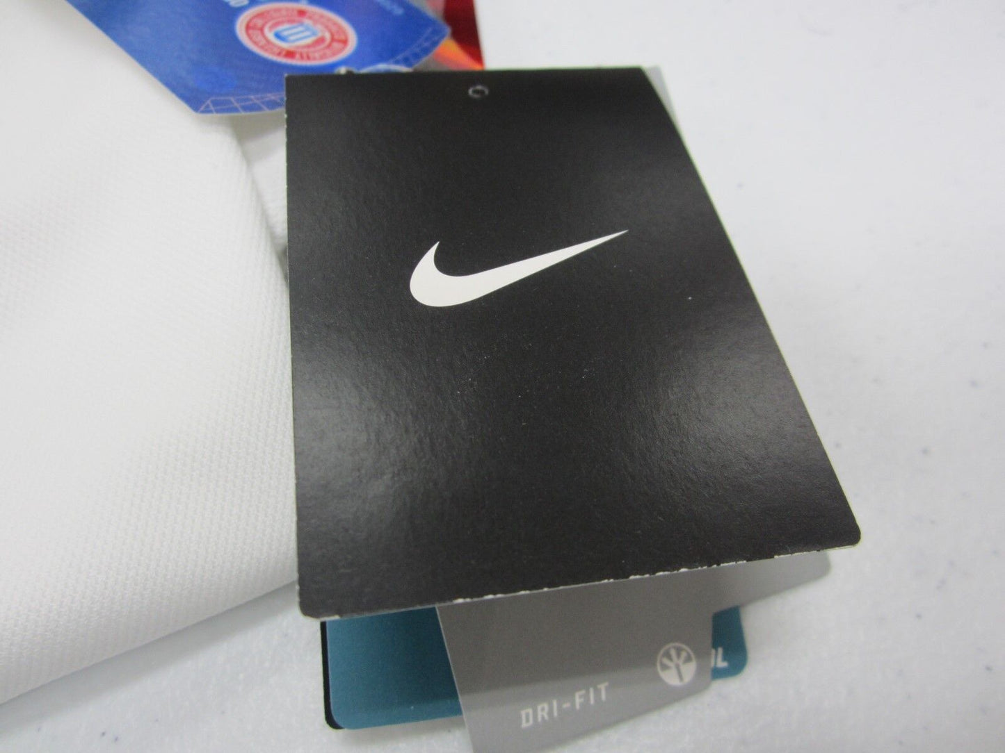 Nike Dri-Fit White Logo Baylor University Polo Unisex Casual Shirt Medium