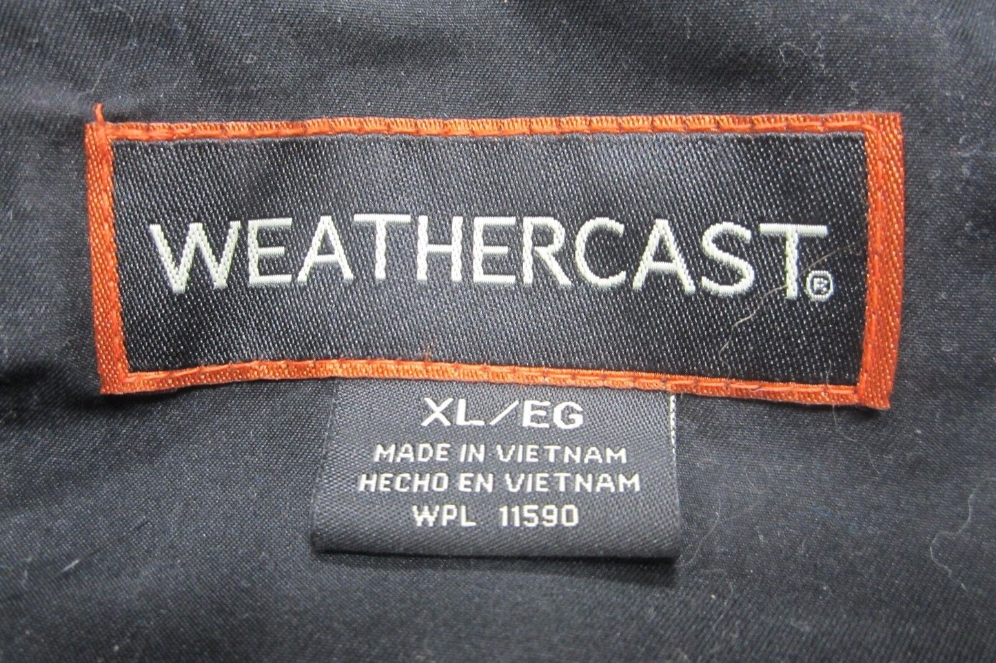 *MINT* Men's  Weathercast Black Puffer Vest Super Warm Super Quality