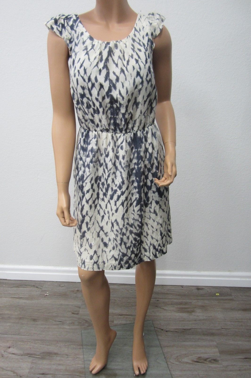 NICE GAP Dress Sleeveless Lined Sheer Design Wide Strap Cute Size Small
