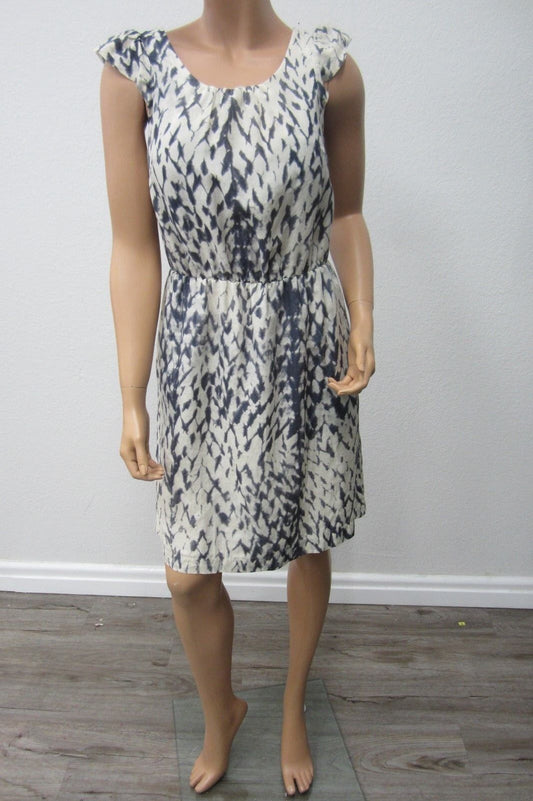NICE GAP Dress Sleeveless Lined Sheer Design Wide Strap Cute Size Small