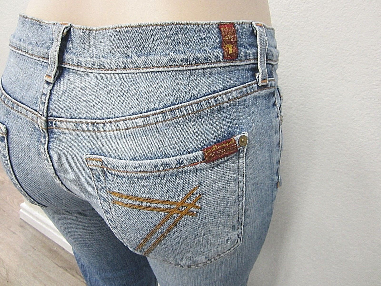 NICE 7 for all Mankind Women's Jeans Bootcut Seven Size 30 x 29