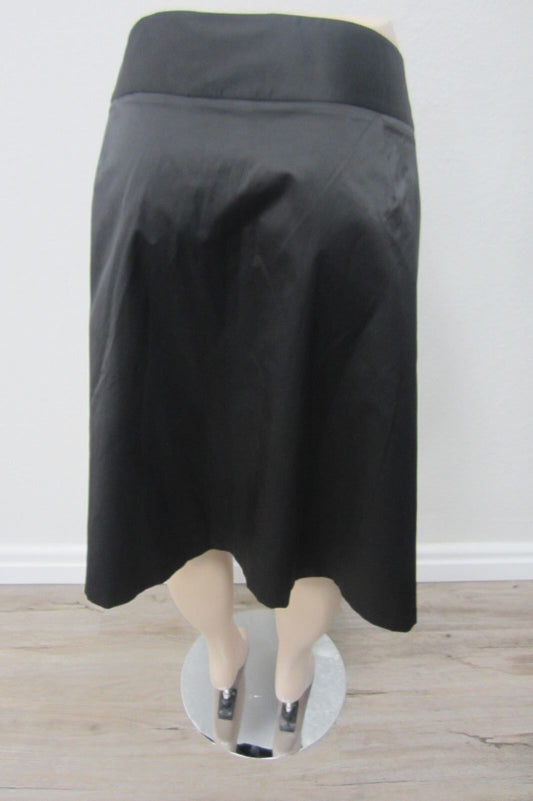 NWT LANE BRYANT PLUS SIZE BLACK ZIPPER SKIRT SZ 26 x 24" LENGTH