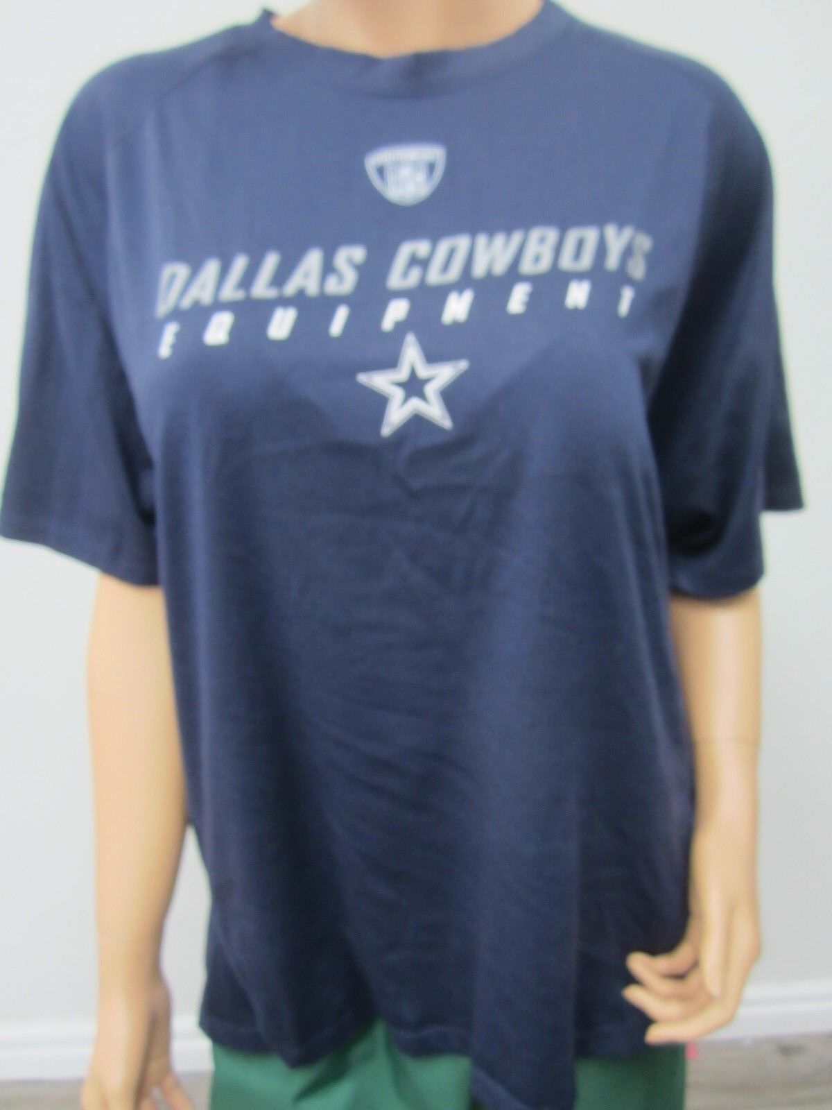NEW Dallas Cowboys Equipment NFL PlayDry Unisex Short Sleeve Training T-shirt  L